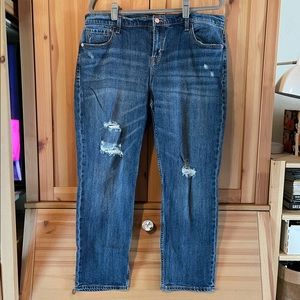 Old Navy boyfriend straight jeans 14